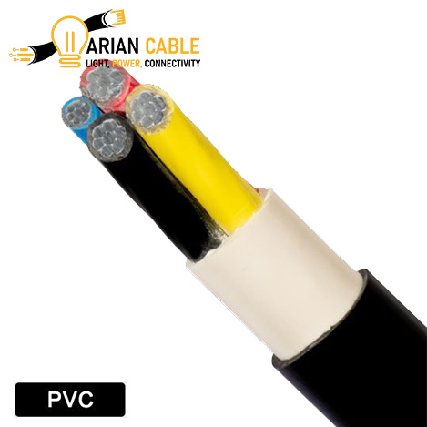 کابل آلومینیوم 16*4 لوشان PVC